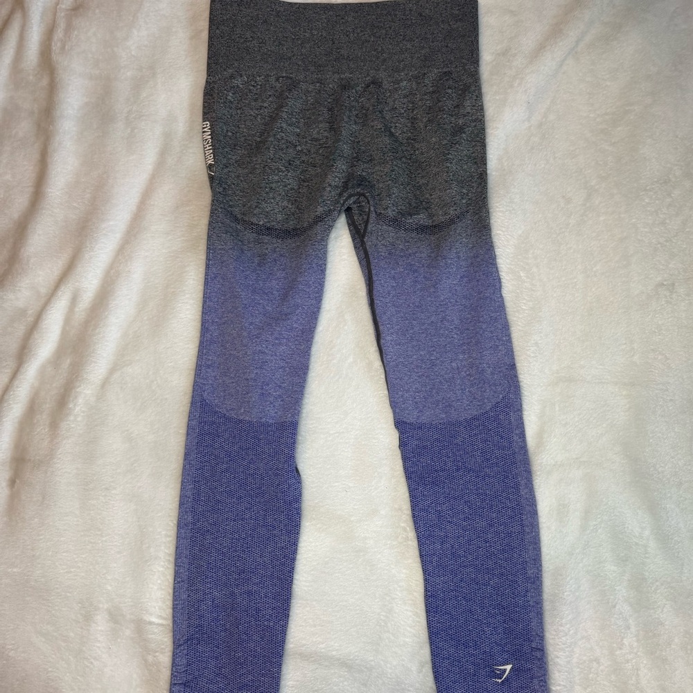 Gymshark grey/purple ombré legging